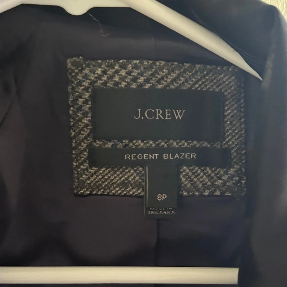 J. Crew Charcoal Women’s Blazer 8P - Picture 4 of 5